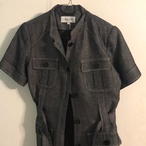 Calvin Klein Grey Tweed two piece suit